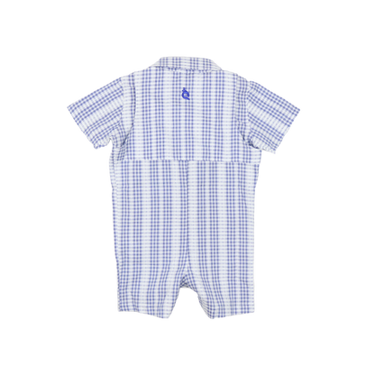 Guayabera - Deepwater Poplin Short Sleeve Romper