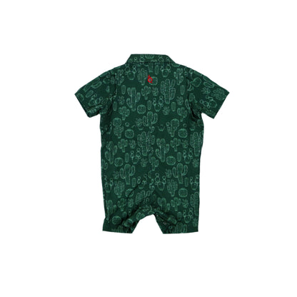 Guayabera - Feliz Navidad Short Sleeve Romper