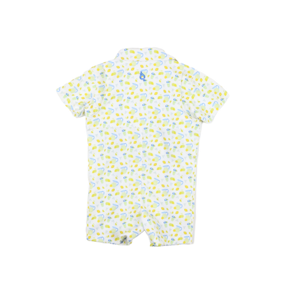 Guayabera - Lemonade Short Sleeve Romper