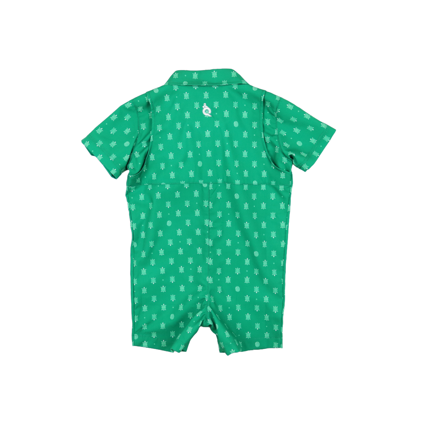 Guayabera - Tortoise Short Sleeve Romper