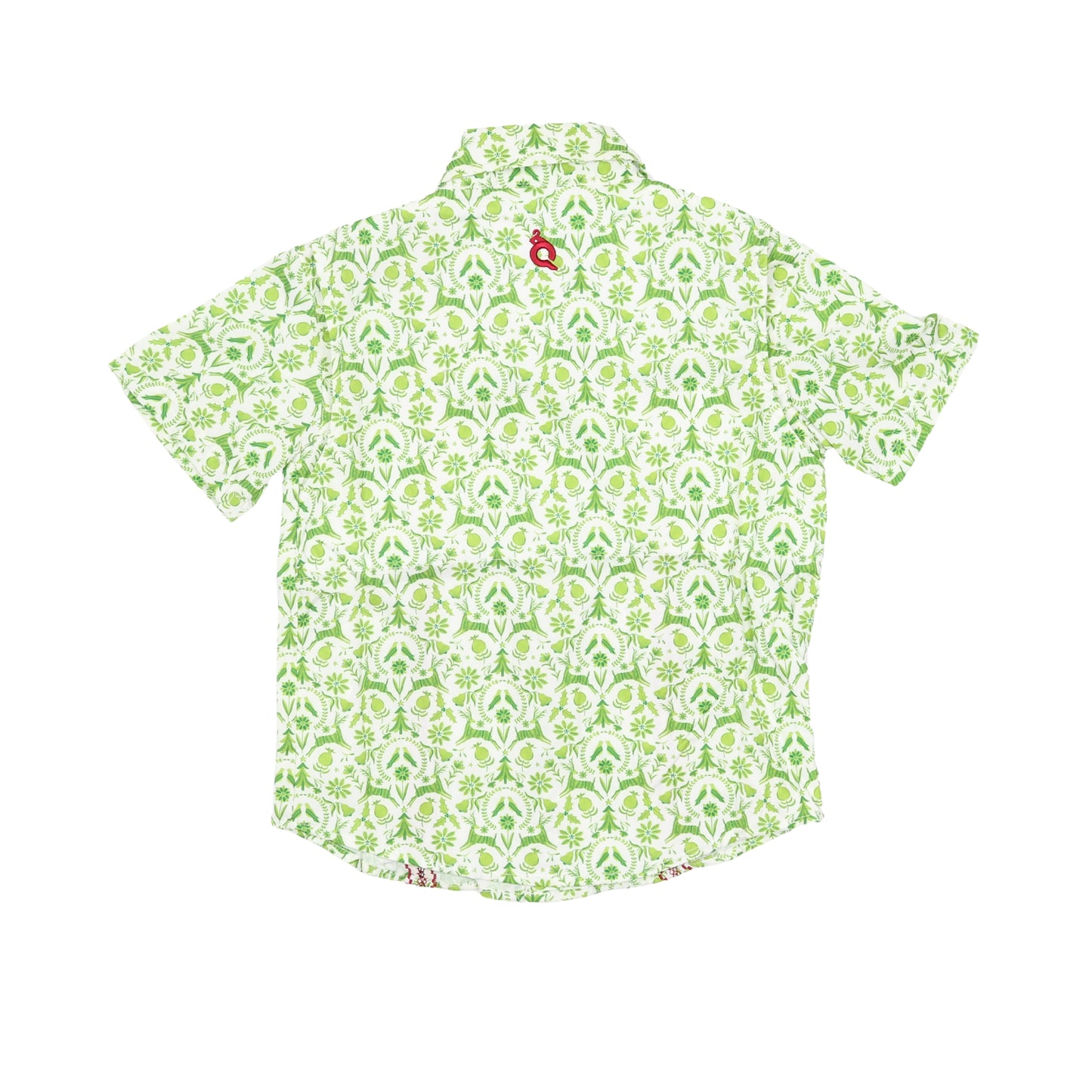 Guayabera - Christmas Otomi Short Sleeve Shirt