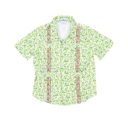 Guayabera - Christmas Otomi Short Sleeve Shirt