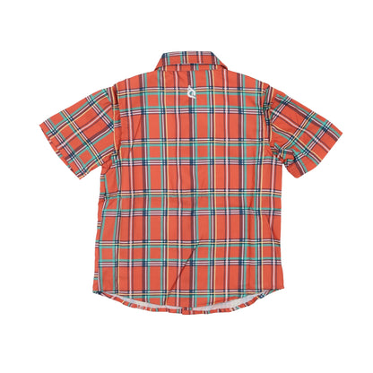 Men’s - Guayabera - Christmas Plaid Short Sleeve Shirt