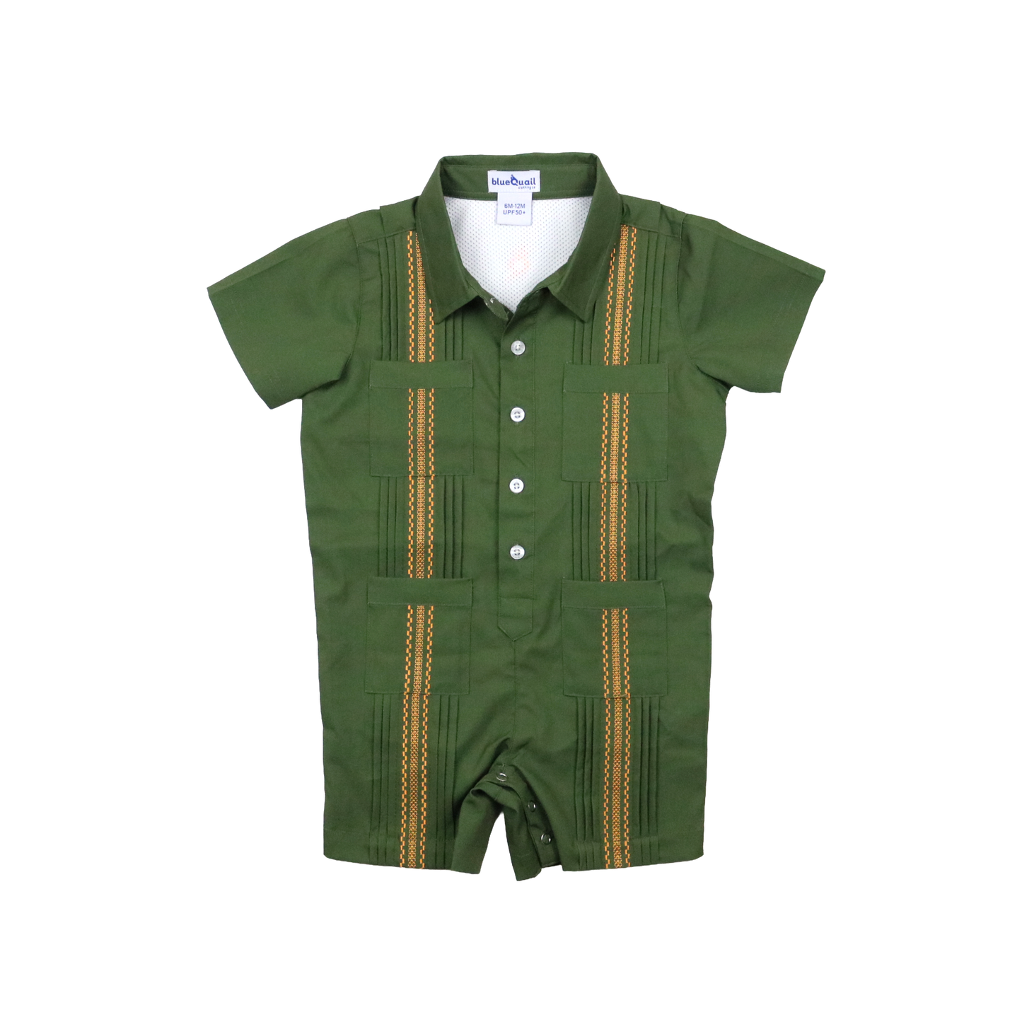 Guayabera - Post Oak Short Sleeve Romper