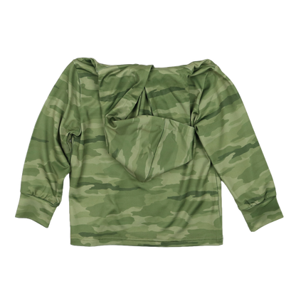 Classic Camo Green Lightweight Performance Hoodie