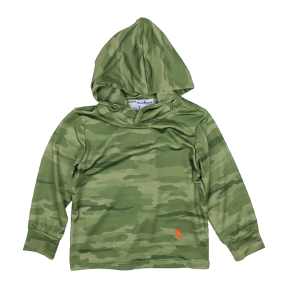 Classic Camo Green Lightweight Performance Hoodie