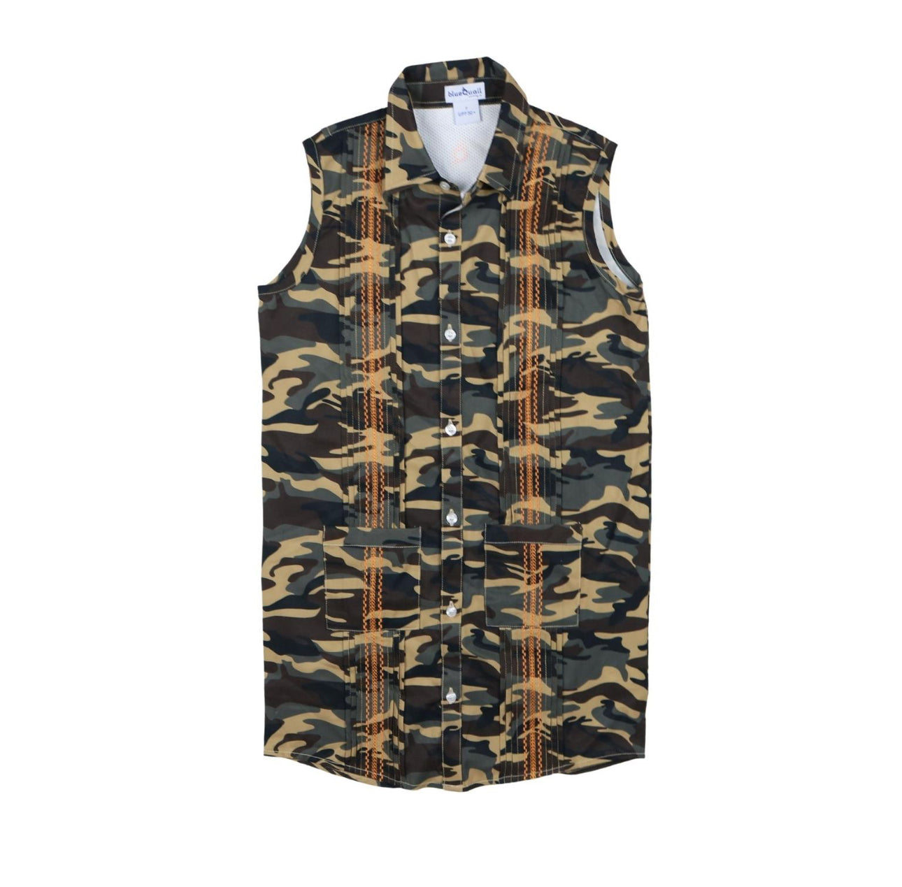 Guayabera - Retro Camo/Blaze Dress