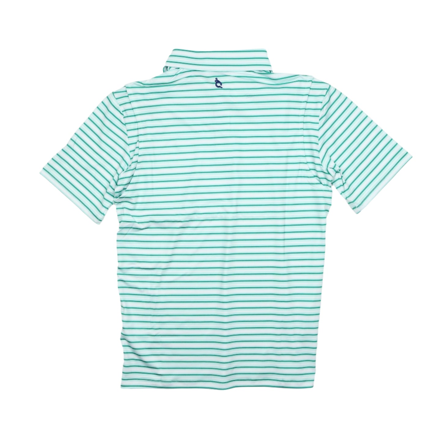 Men's - Emerald Stripe Polo Short Sleeve Shirt