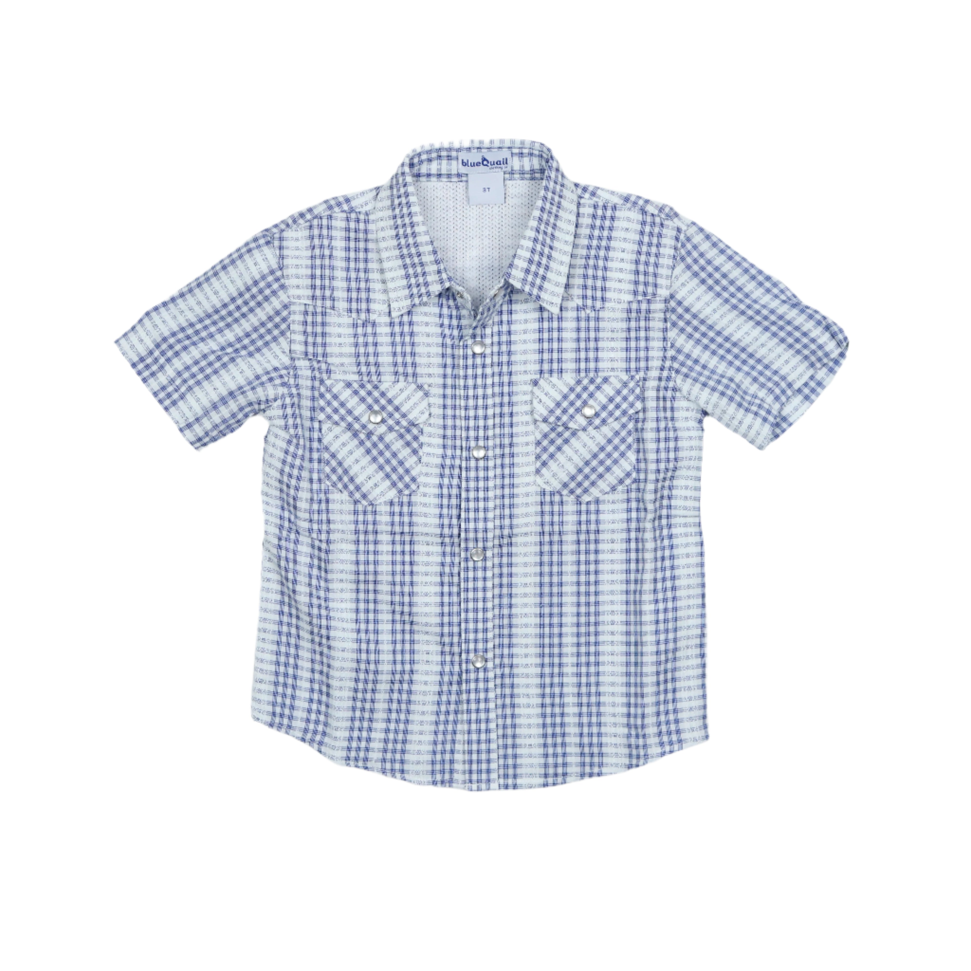 Snap Collection Navy Plaid - Pearl Snap Collection | BlueQuail Clothing Co.