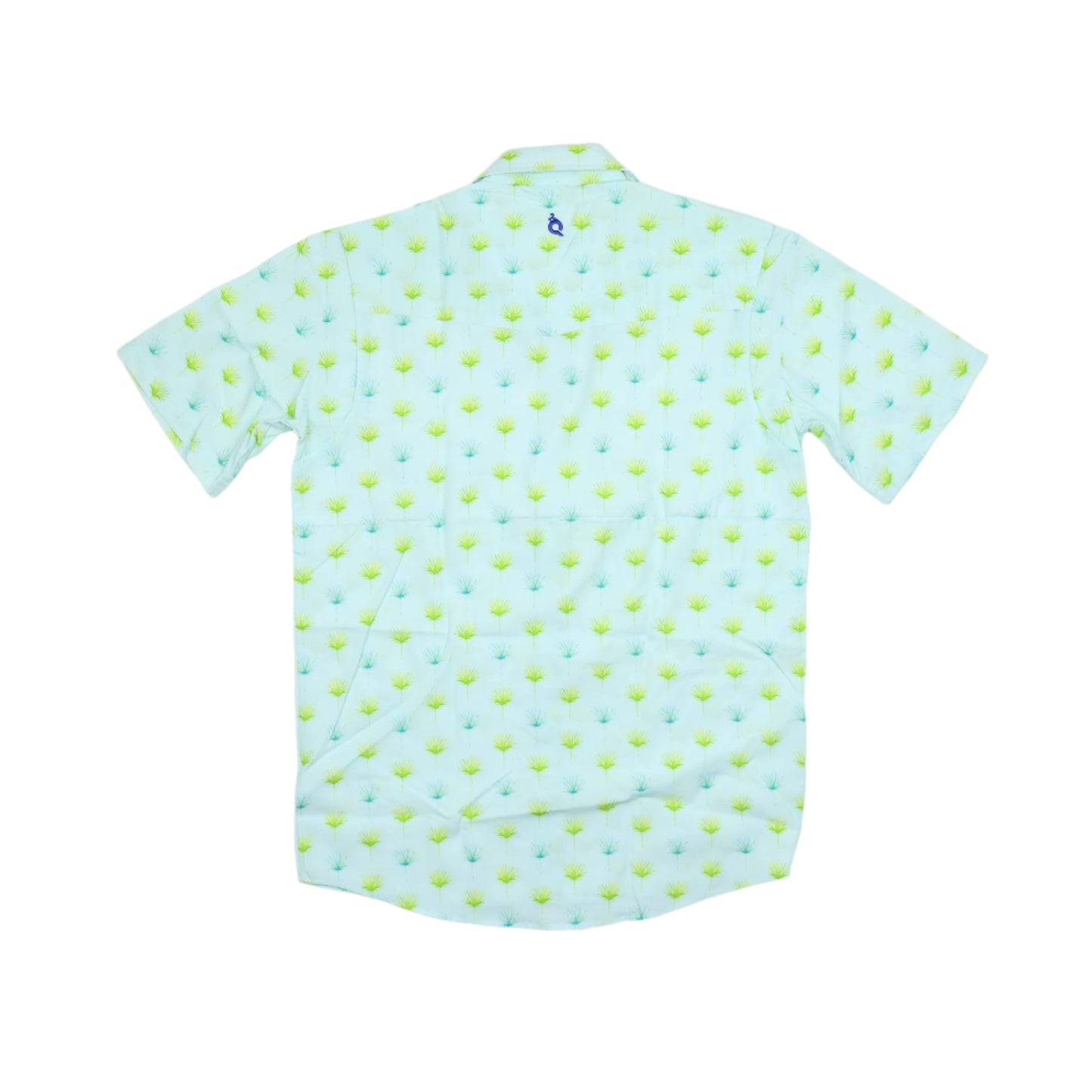 Men's - Palm Leaves Pearl Snap Short Sleeve Shirt