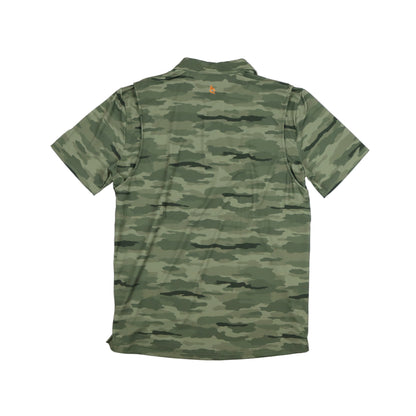 Men's - Classic Camo Green Polo Short Sleeve Shirt