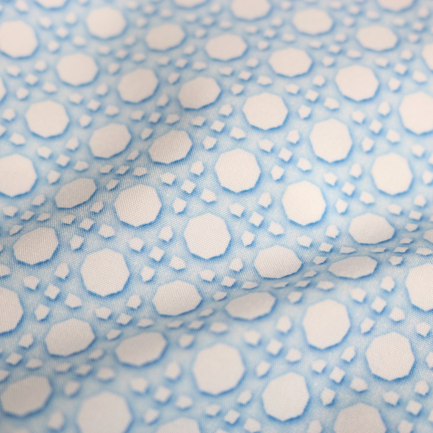 Guayabera - Blue Cane Lattice Sleeveless Dress