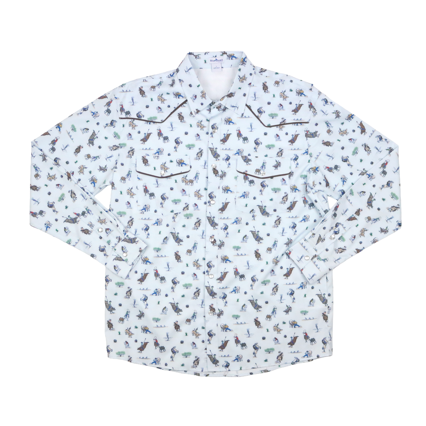 Men's - Rodeo Pearl Snap Long Sleeve Shirt