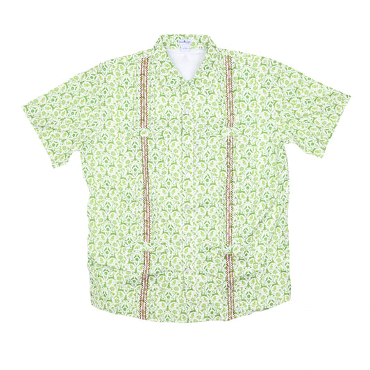 Men’s - Guayabera - Christmas Otomi Short Sleeve Shirt