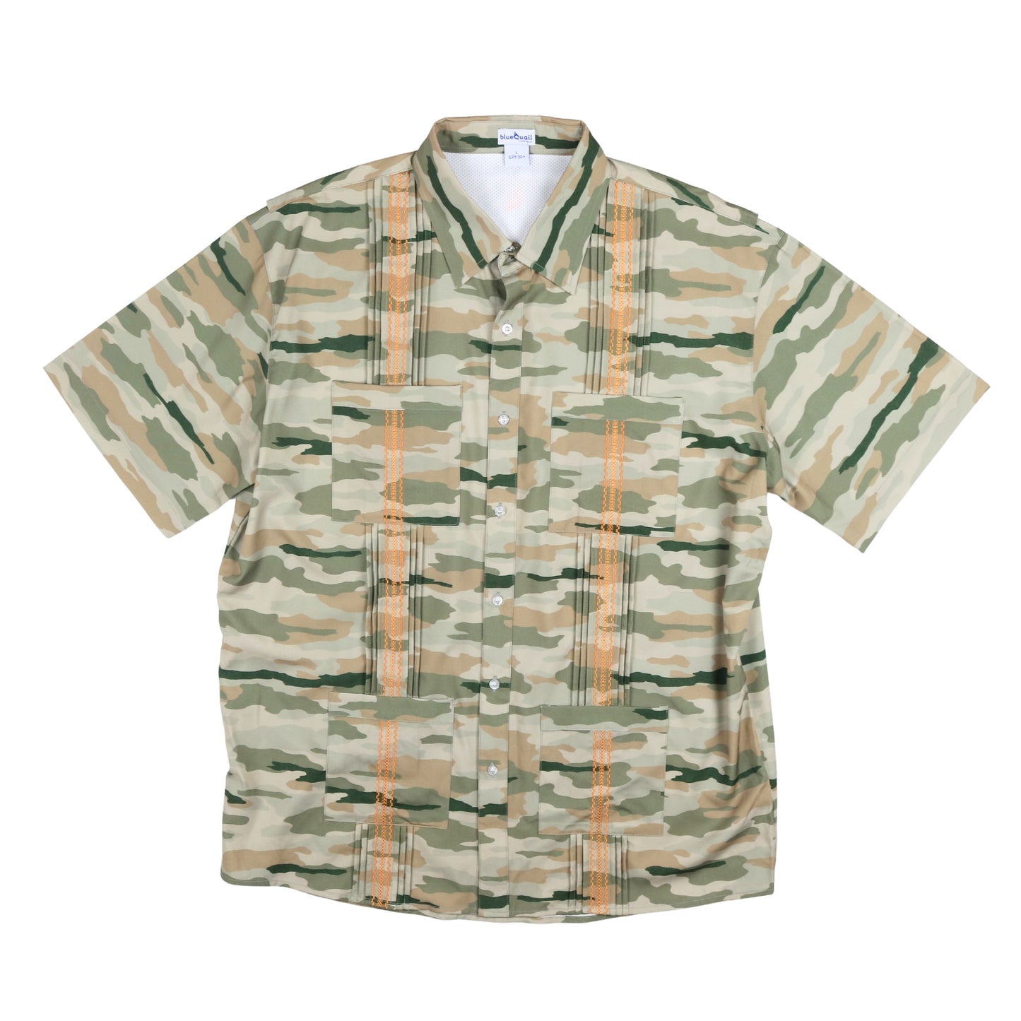 Men’s - Guayabera - Classic Camo Short Sleeve Shirt