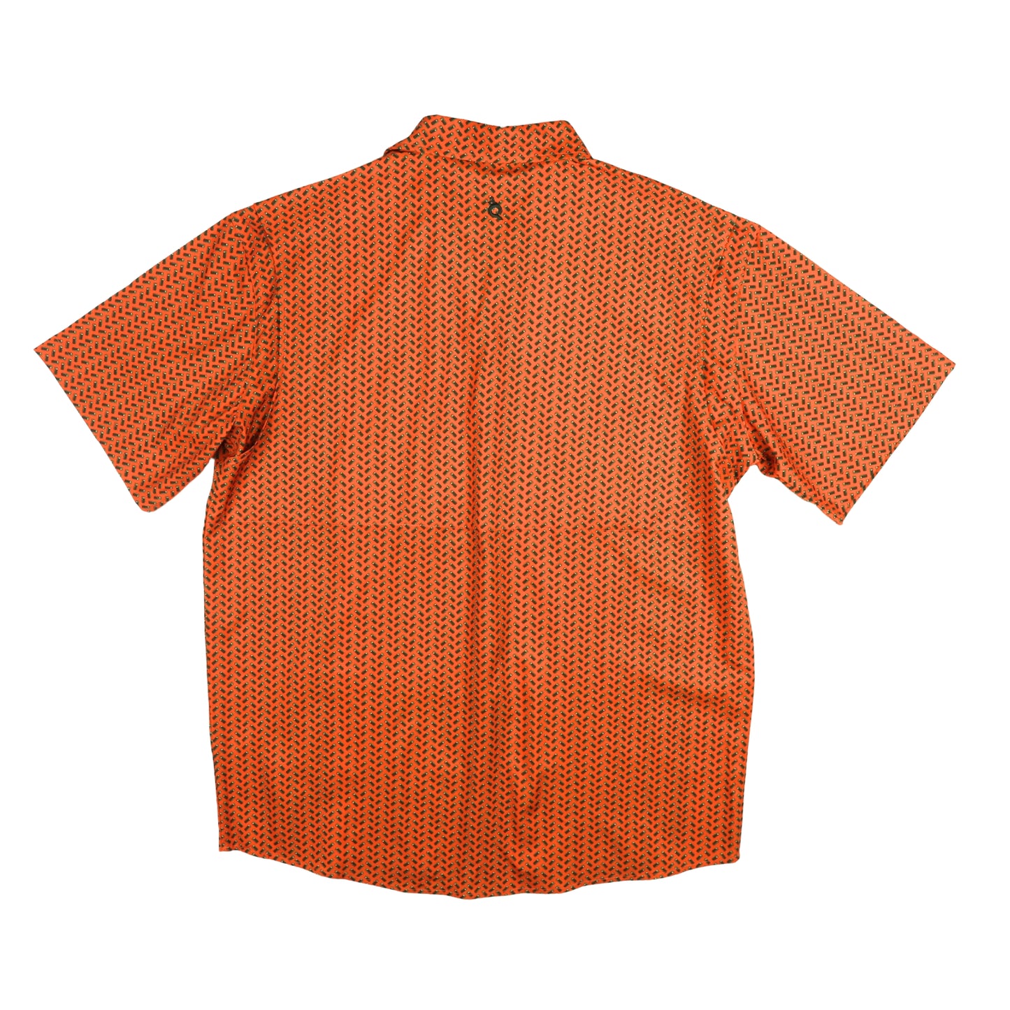 Men’s - Guayabera - Orange Shells Short Sleeve Shirt