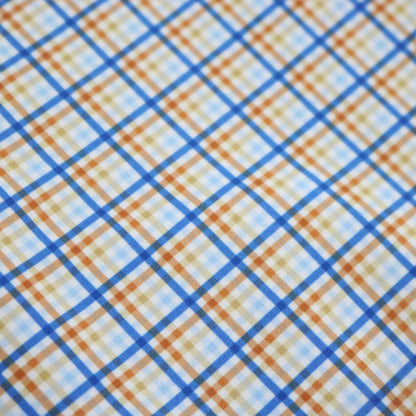Brazos Plaid Polo Short Sleeve Shirt