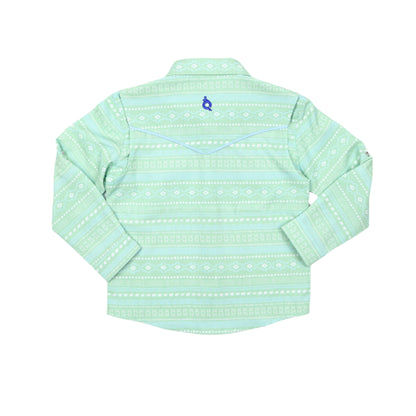 Aztec Stripe '25 Pearl Snap Long Sleeve Shirt