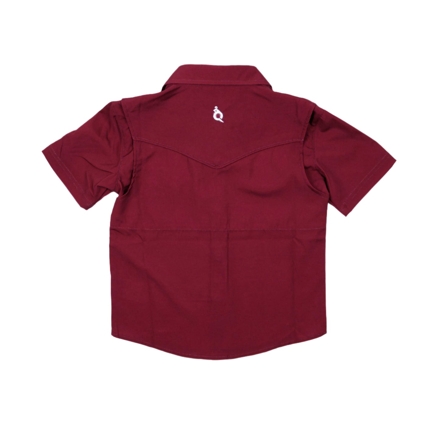 Men's - Gameday Maroon Pearl Snap Short Sleeve Shirt