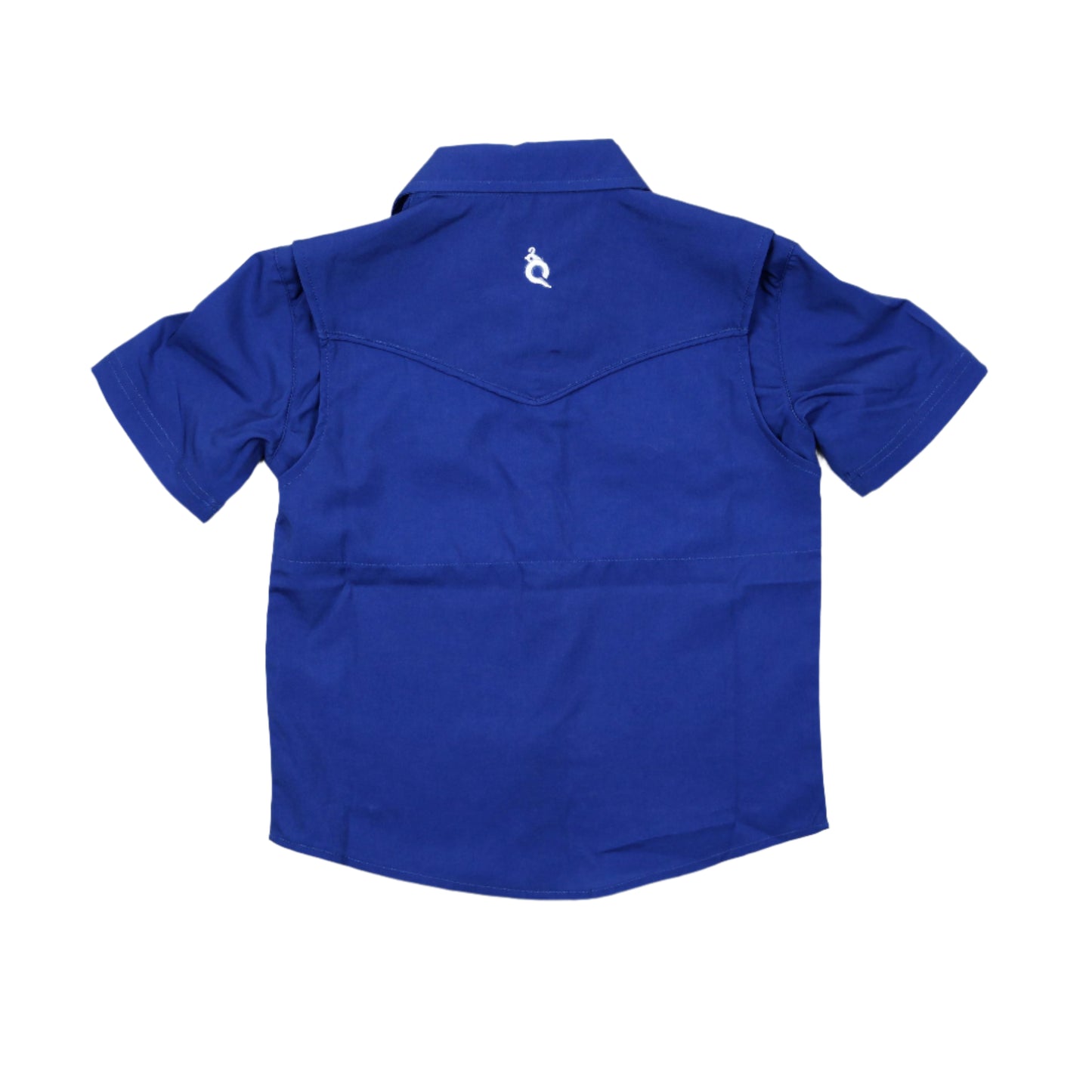 Men's - Gameday Navy Pearl Snap Short Sleeve Shirt