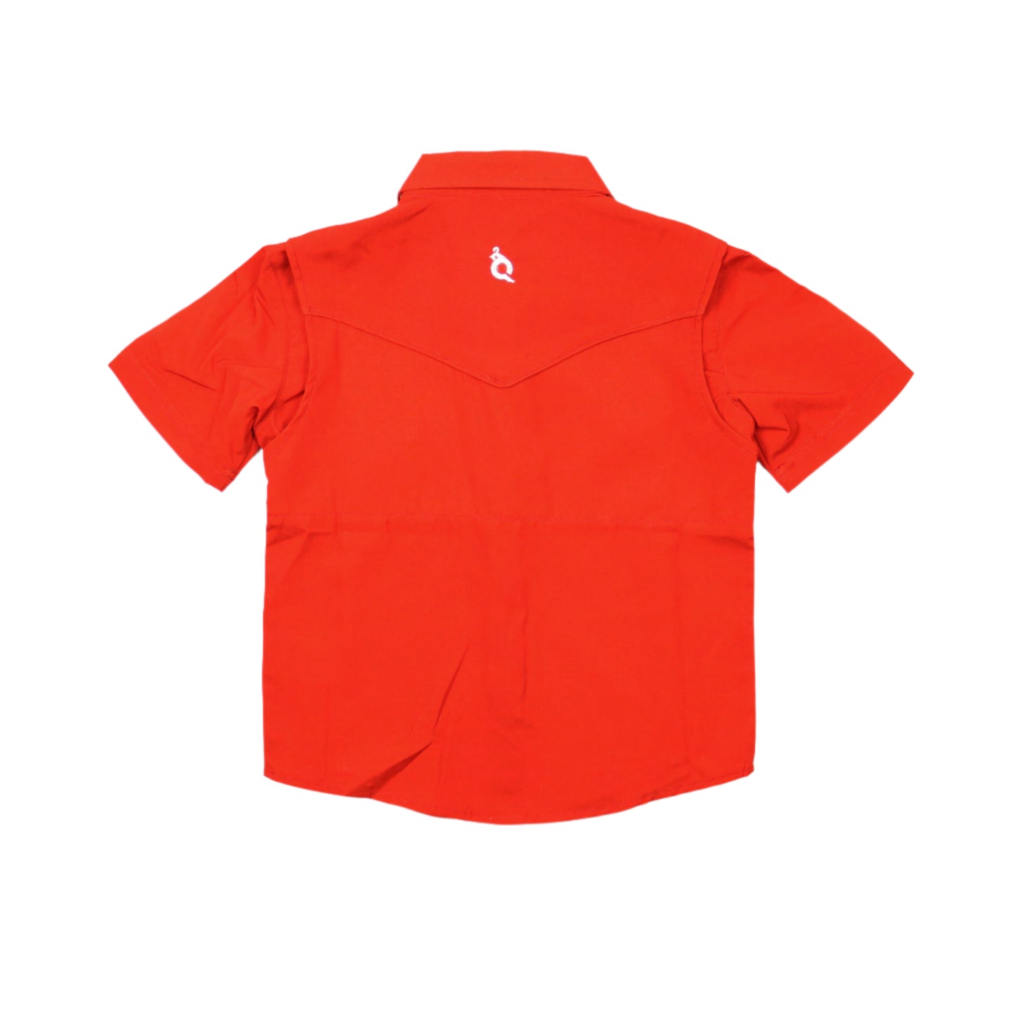 Men's - Gameday Red Pearl Snap Short Sleeve Shirt