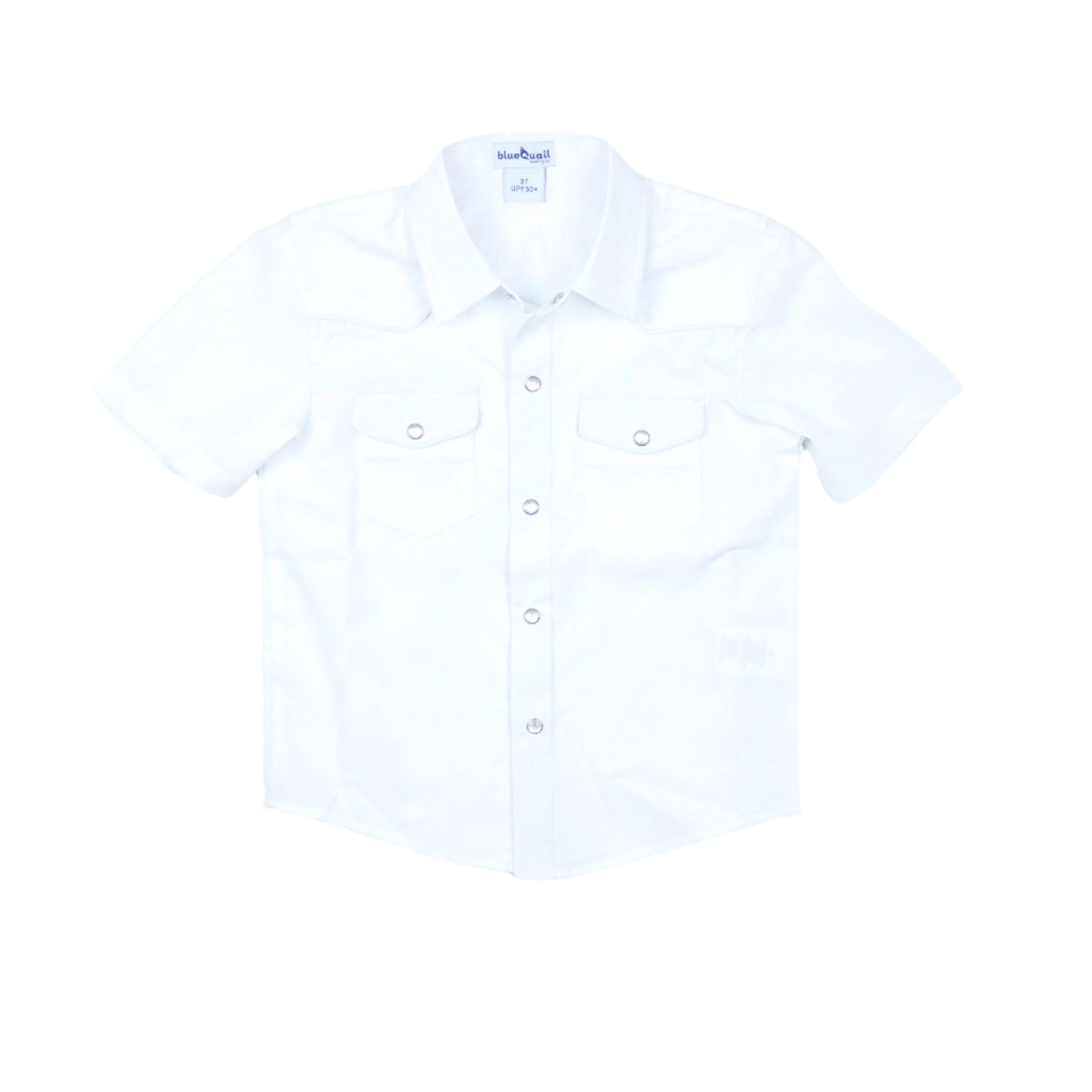 Gameday White Pearl Snap Short Sleeve Shirt Gameday White Pearl Snap Short Sleeve Shirt