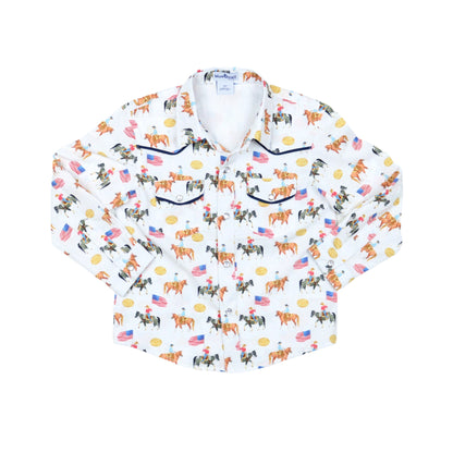 Grand Entry Pearl Snap Long Sleeve Shirt