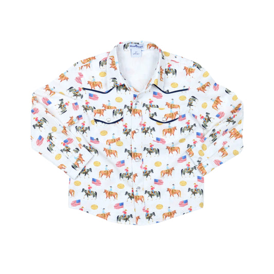 Grand Entry Pearl Snap Long Sleeve Shirt