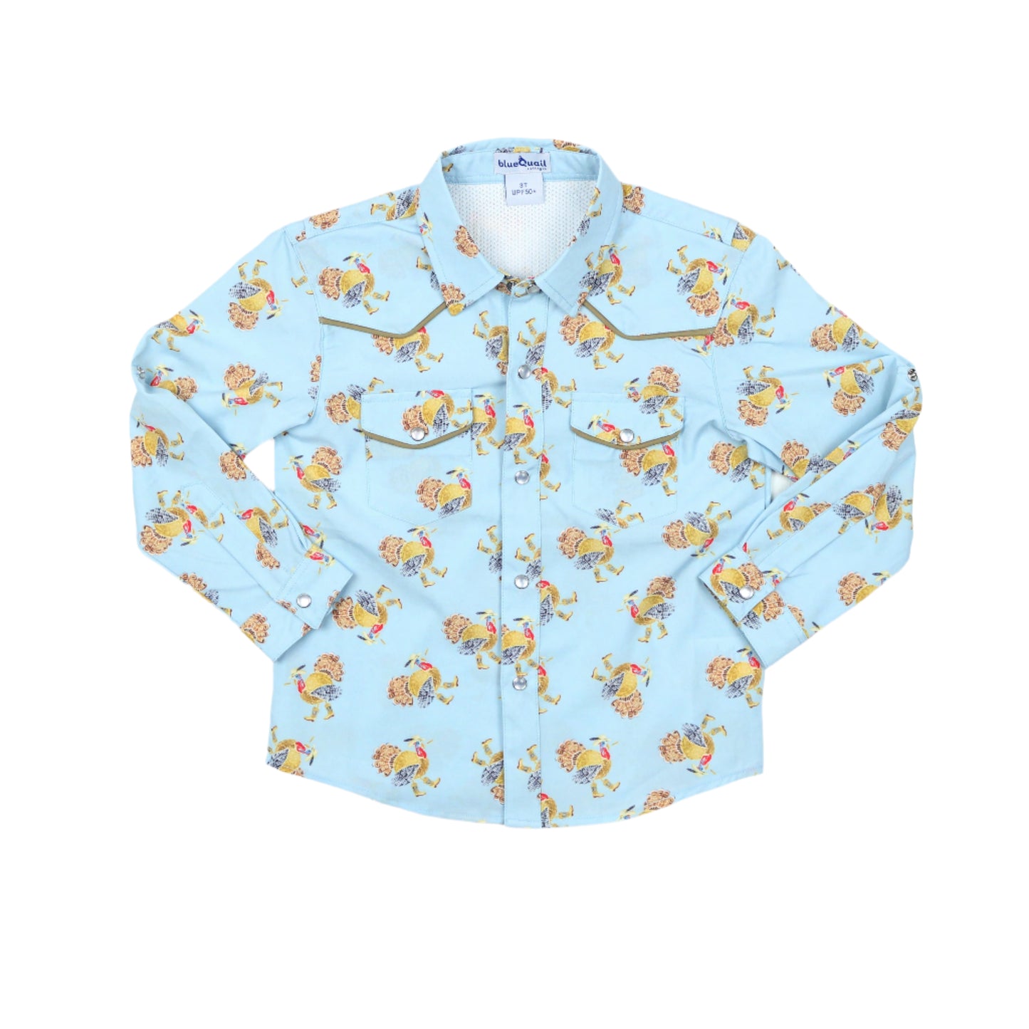 Turkeys Pearl Snap Long Sleeve Shirt