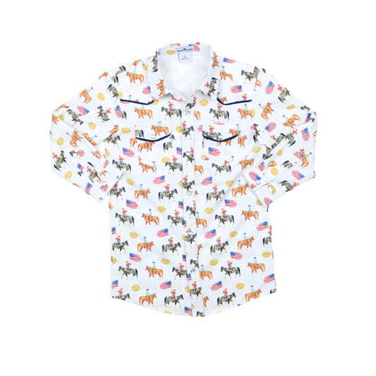 Grand Entry Pearl Snap Dress