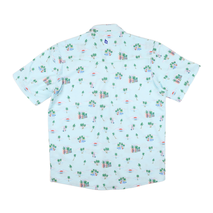 Men's - Coastal Getaway Pearl Snap Short Sleeve Shirt