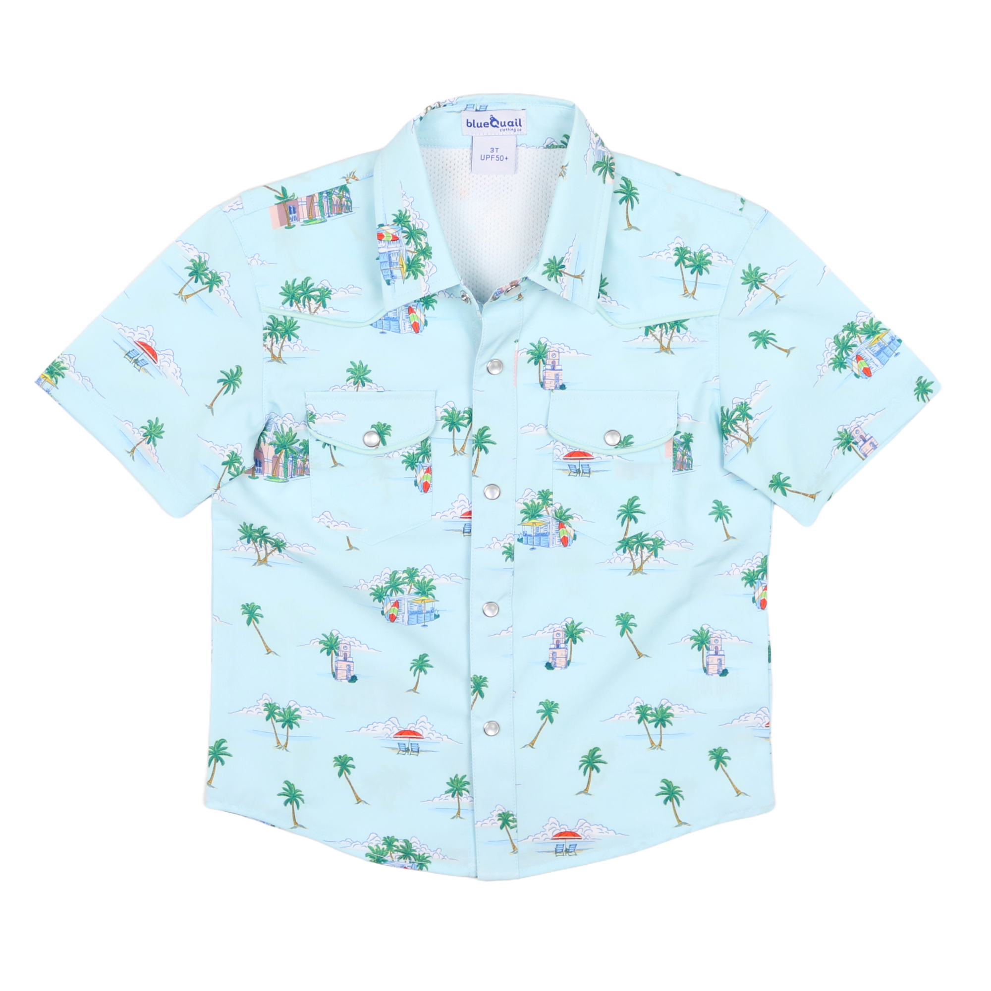 Coastal Getaway Pearl Snap Shirt Sleeve Shirt - Pearl Snap Collection ...