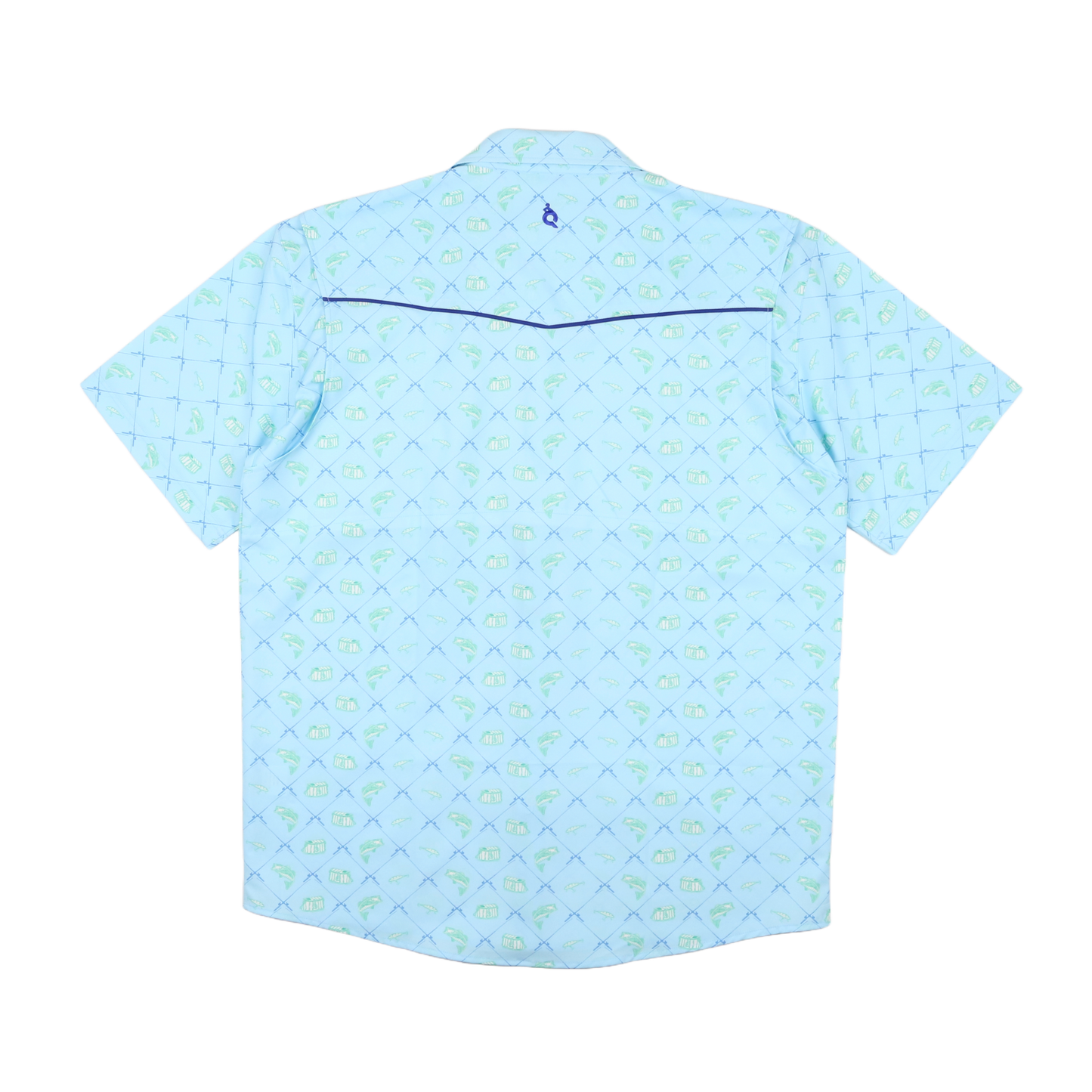 Men's - Fisherman Pearl Snap Short Sleeve Shirt