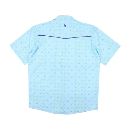 Men's - Fisherman Pearl Snap Short Sleeve Shirt