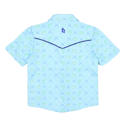 Fisherman Pearl Snap Short Sleeve Shirt