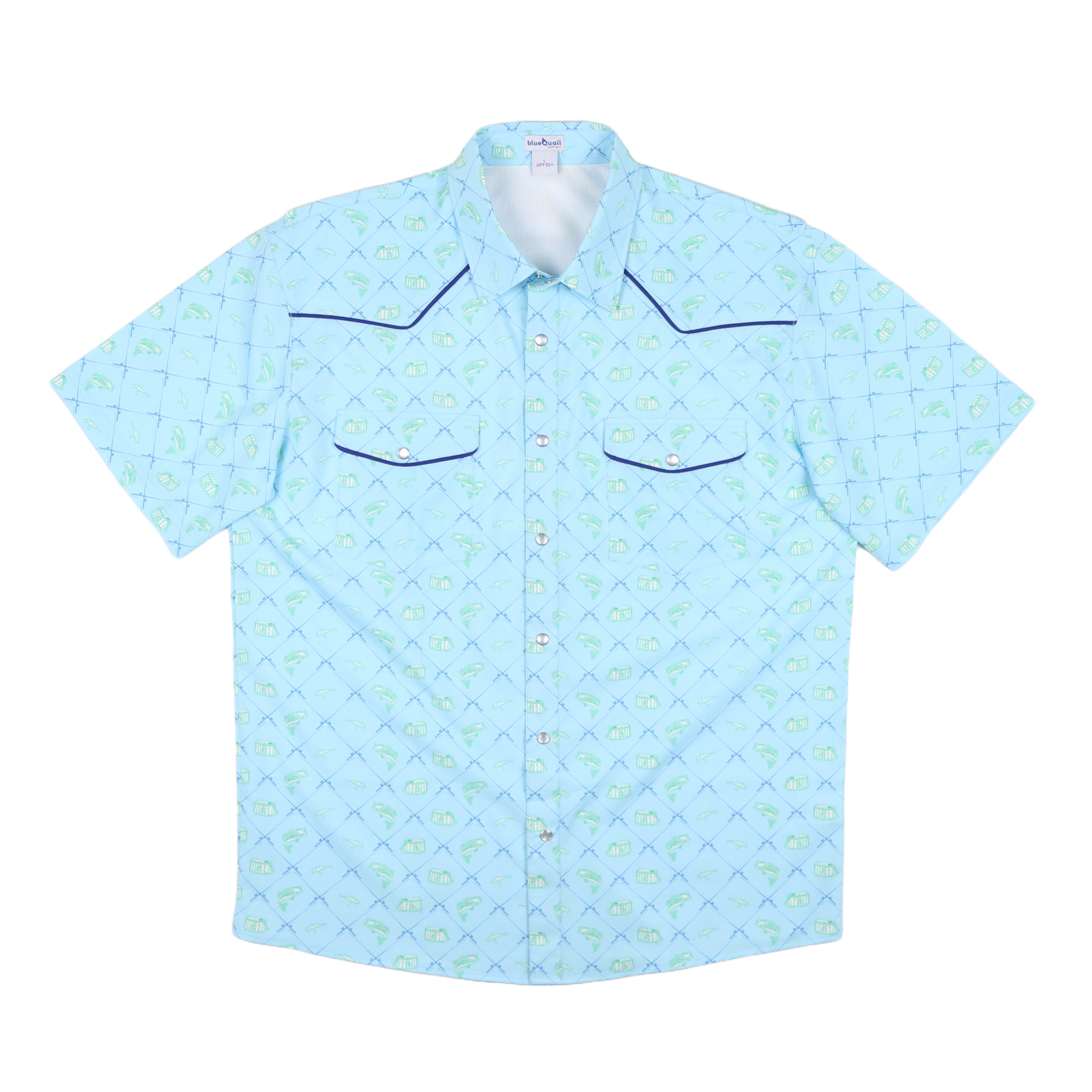 Men's - Fisherman Pearl Snap Short Sleeve Shirt