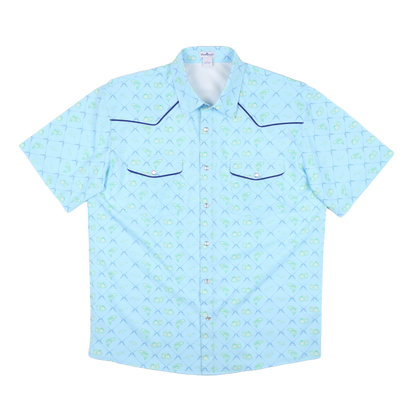 Men's - Fisherman Pearl Snap Short Sleeve Shirt