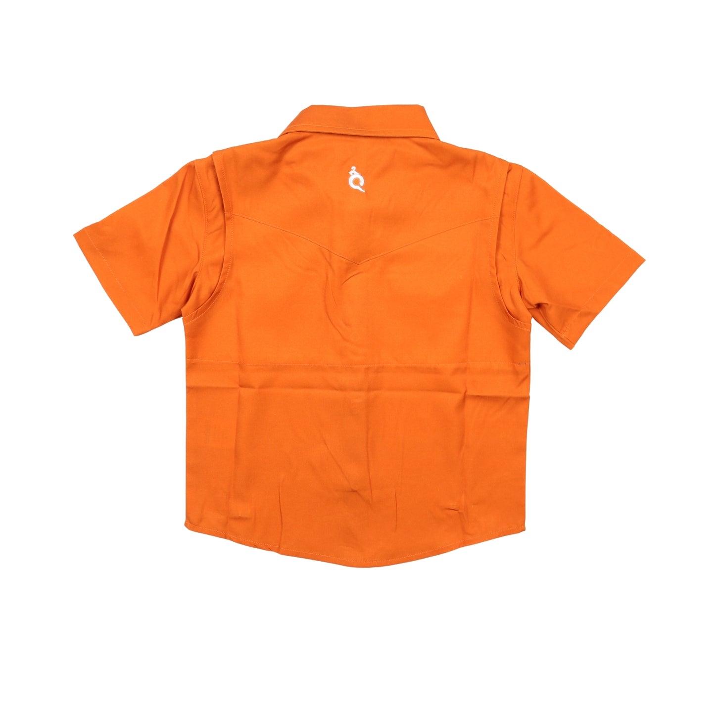 Gameday Burnt Orange Pearl Snap Short Sleeve Shirt