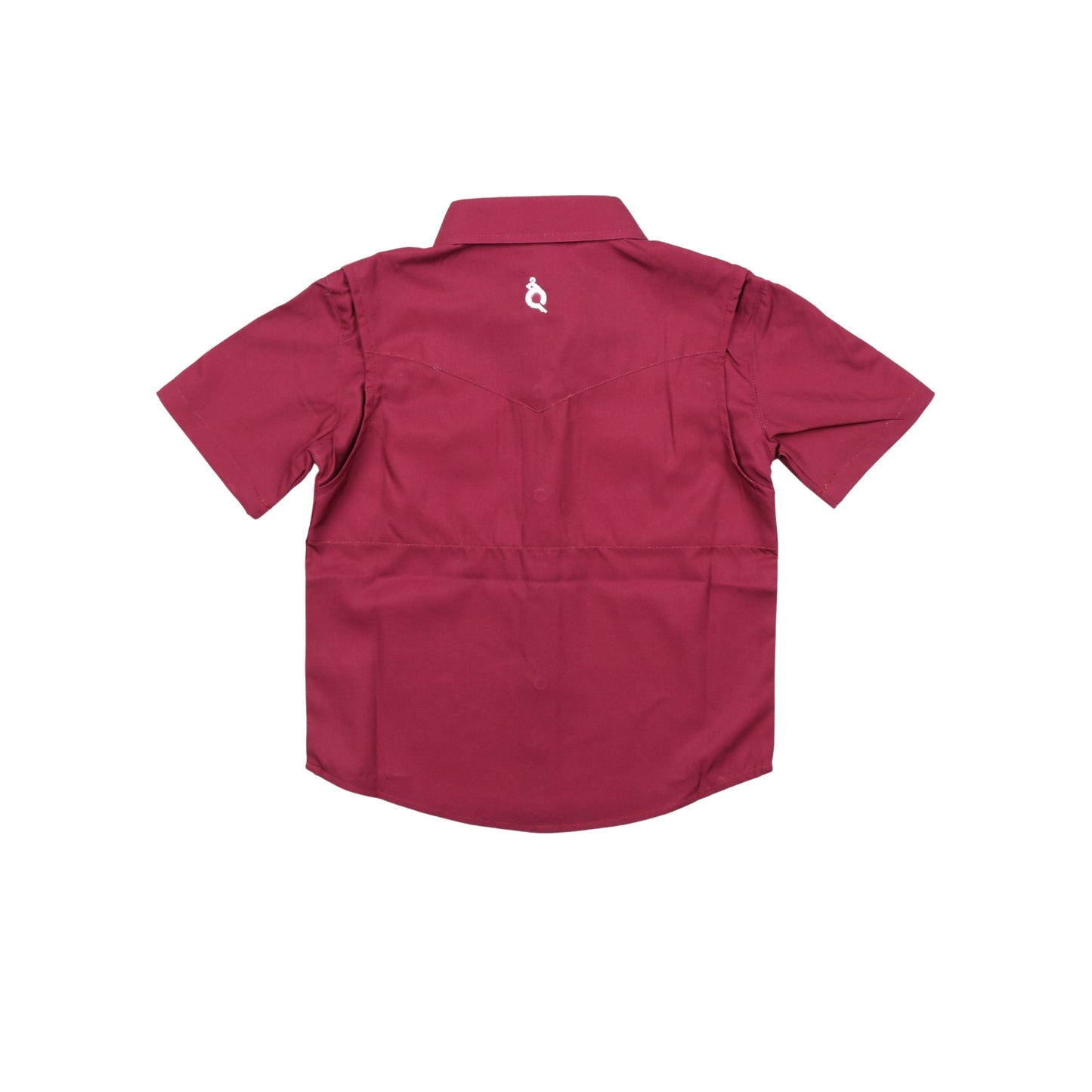 Gameday Maroon Pearl Snap Short Sleeve Shirt