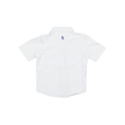 Gameday White Pearl Snap Short Sleeve Shirt