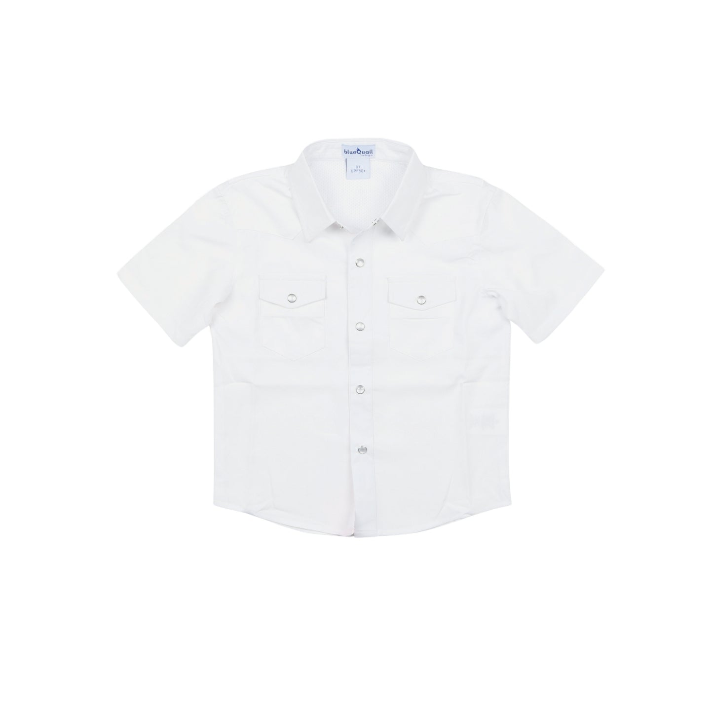 Gameday White Pearl Snap Short Sleeve Shirt