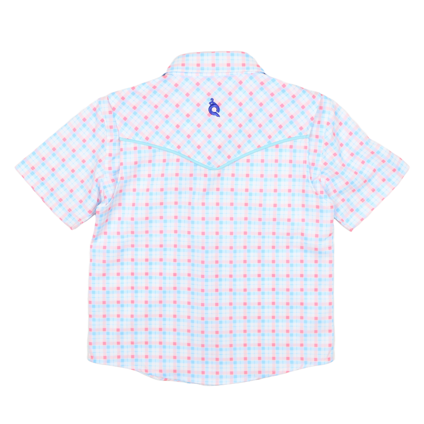 Liberty Plaid Pearl Snap Short Sleeve Shirt