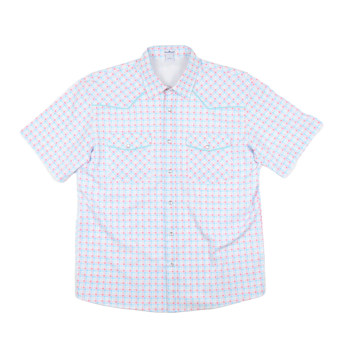Men's - Liberty Plaid Pearl Snap Short Sleeve Shirt