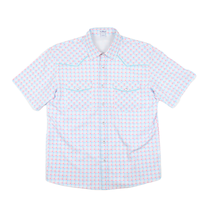 Men's - Liberty Plaid Pearl Snap Short Sleeve Shirt