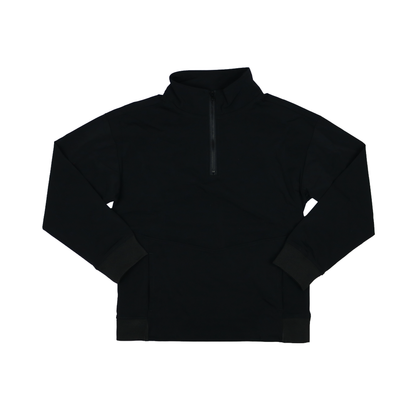 Black 1/4 Zip Performance Pullover