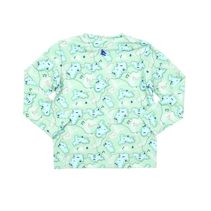 Trail Map Camo Long Sleeve Performance Tee