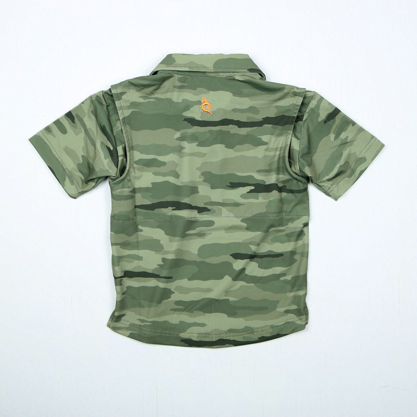 Classic Camo Green Polo Short Sleeve Shirt