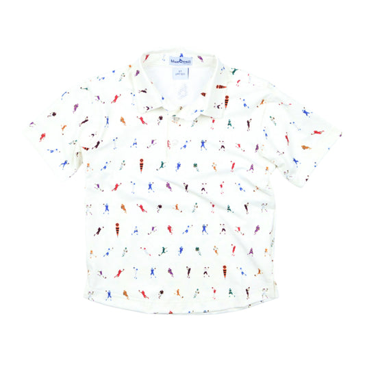 First Down Polo Short Sleeve Shirt