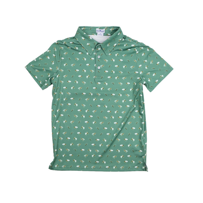 Fly Fishing Polo Short Sleeve Shirt