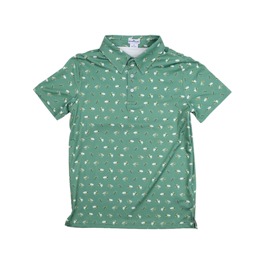 Fly Fishing Polo Short Sleeve Shirt